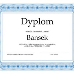 Tytuł „Najlepsi” przyznany przez portal Oferteo dla agencji Bansek za najwyższą jakość usług pozycjonowania stron w Łodzi. To wyróżnienie bazuje na setkach pozytywnych opinii naszych klientów oraz skuteczności w realizowaniu strategii SEO.