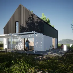 Cena budynku z keramzytu wraz z płytą fundamentową: SSO 285 tyś, zł. stan deweloperski 495 tyś. zł. brutto