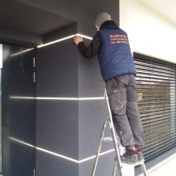 Elektryk Damian Chabraszewski - Oświeyltlenie zewnętrzne LED