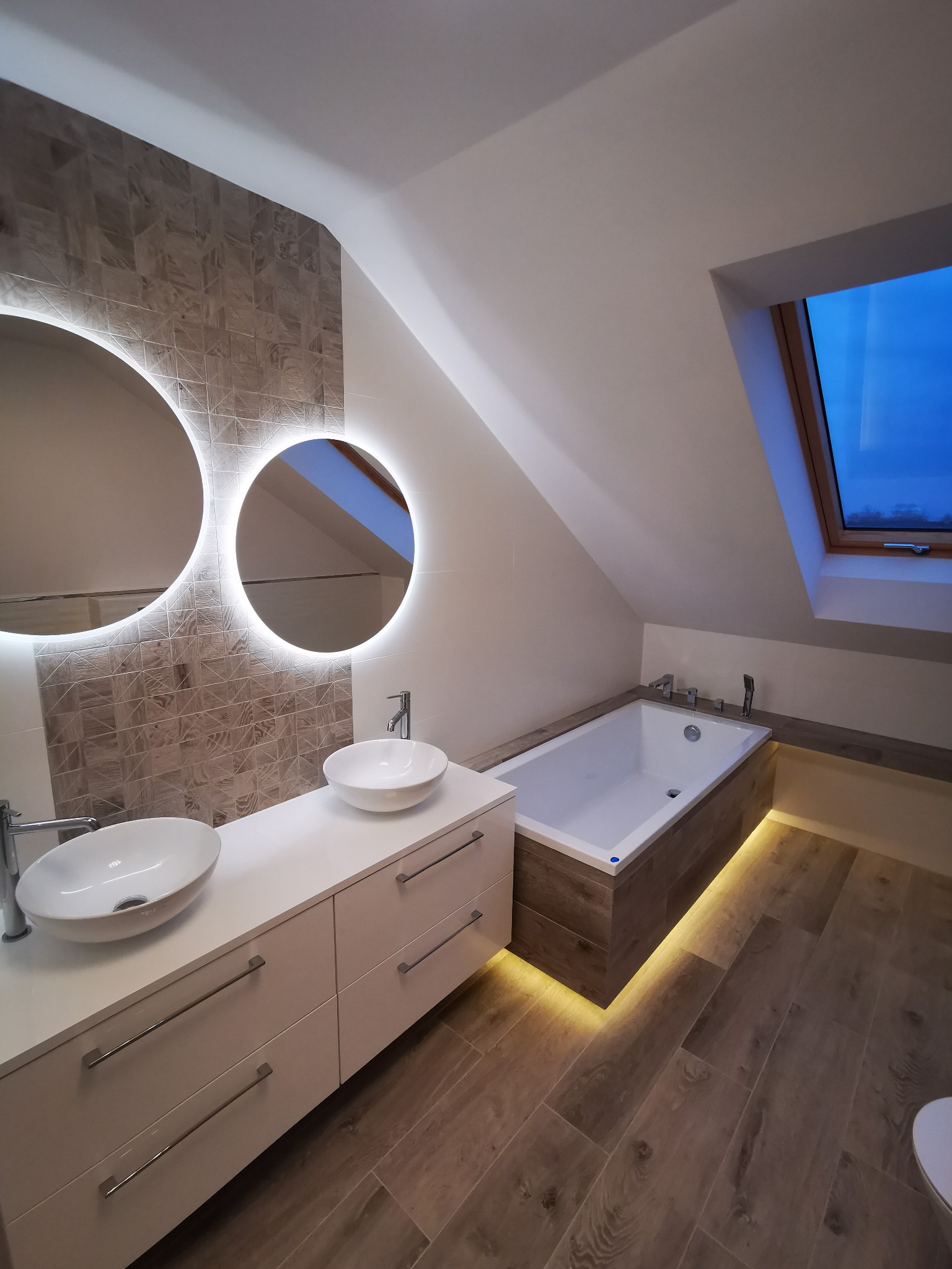 Łazienka wykonana ,,pod klucz'.