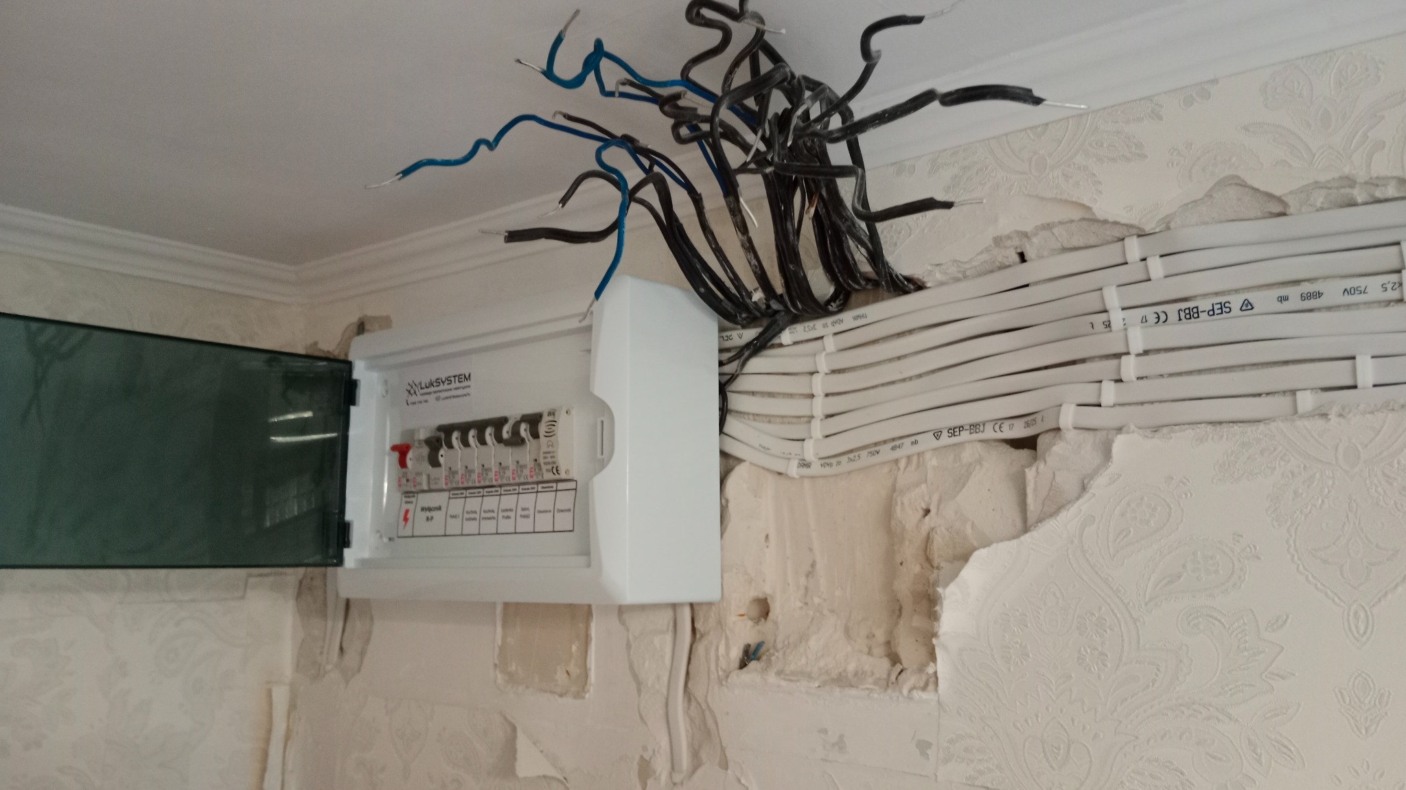 Wymiana instalacji elektrycznej, Olsztyn Dworcowa