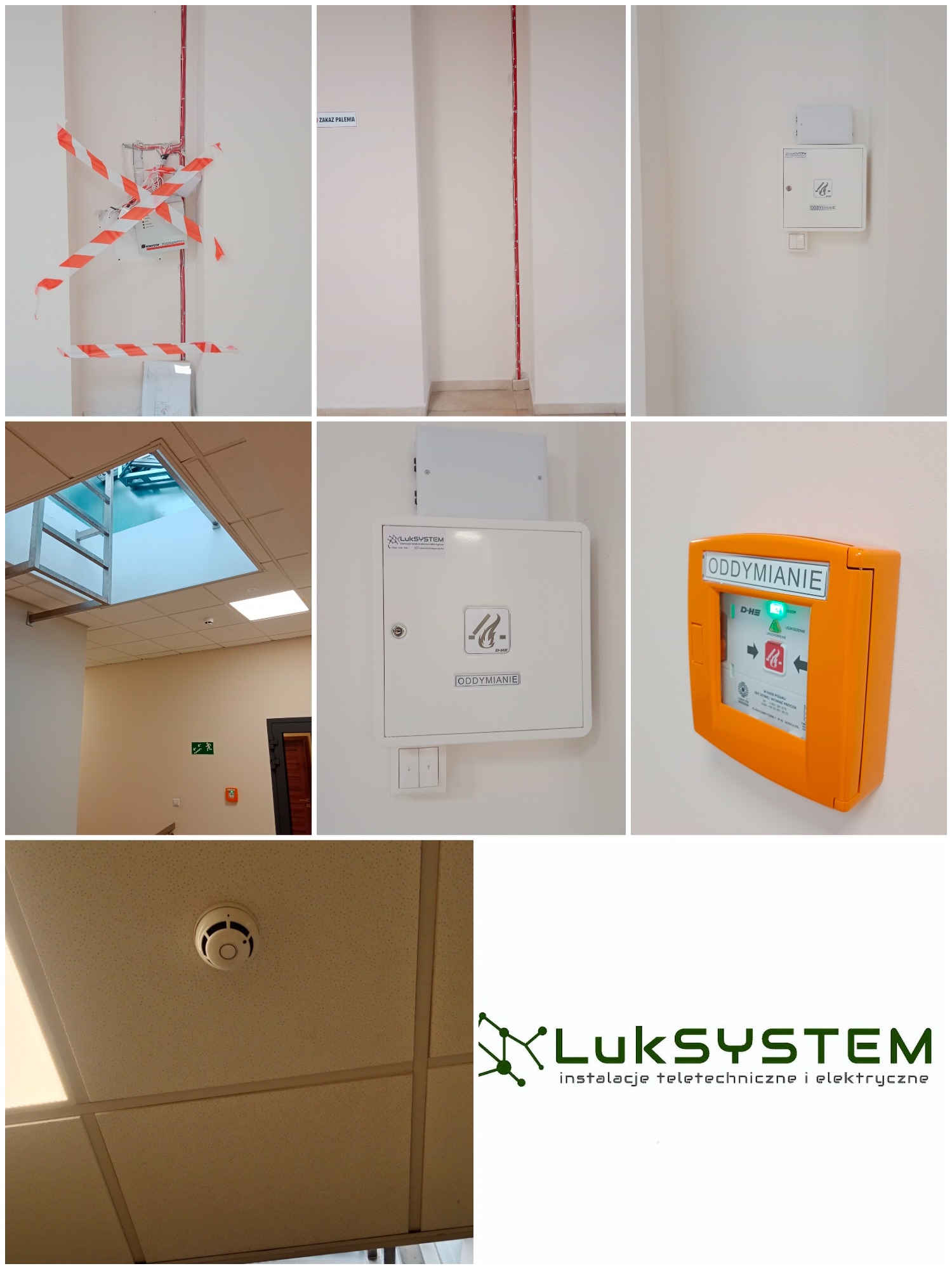 System oddymiania klatki schodowej, Olsztyn Towarowa