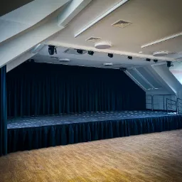 Projekt i montaż sceny oraz kurtyny