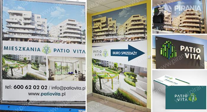 Strona internetowa oraz reklama zewnętrzna .