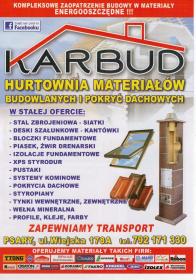 Karbud Hurtownia Materiałów Budowlanych i Pokryć Dachowych - Elewacje i ocieplenia Psary