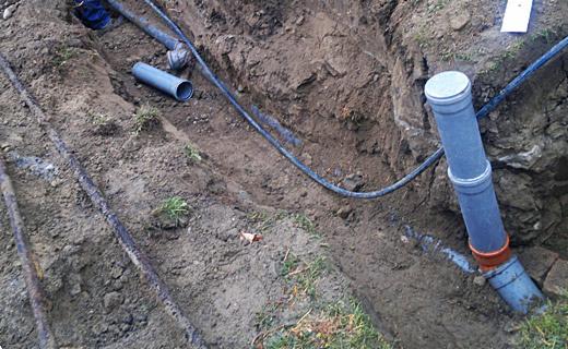 Usługi hydrauliczne - Przyłącza wodno-kanalizacyjne