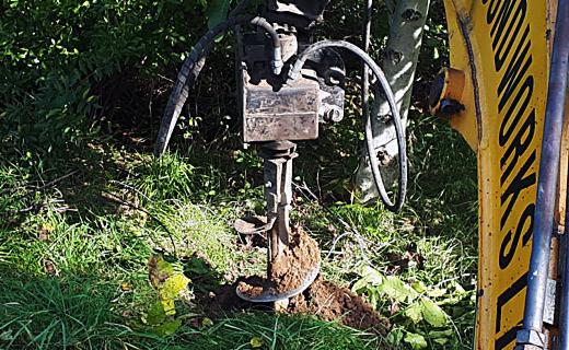 Wiertnice hydrauliczne do robót ziemnych