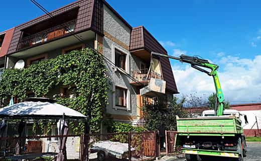 Usługi dźwigiem HDS