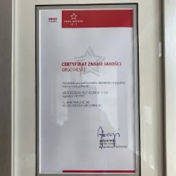 Firma ubezpieczeniowa z I trójki największych polskich ubezpieczycieli wyróżniła nas takim oto certyfikatem