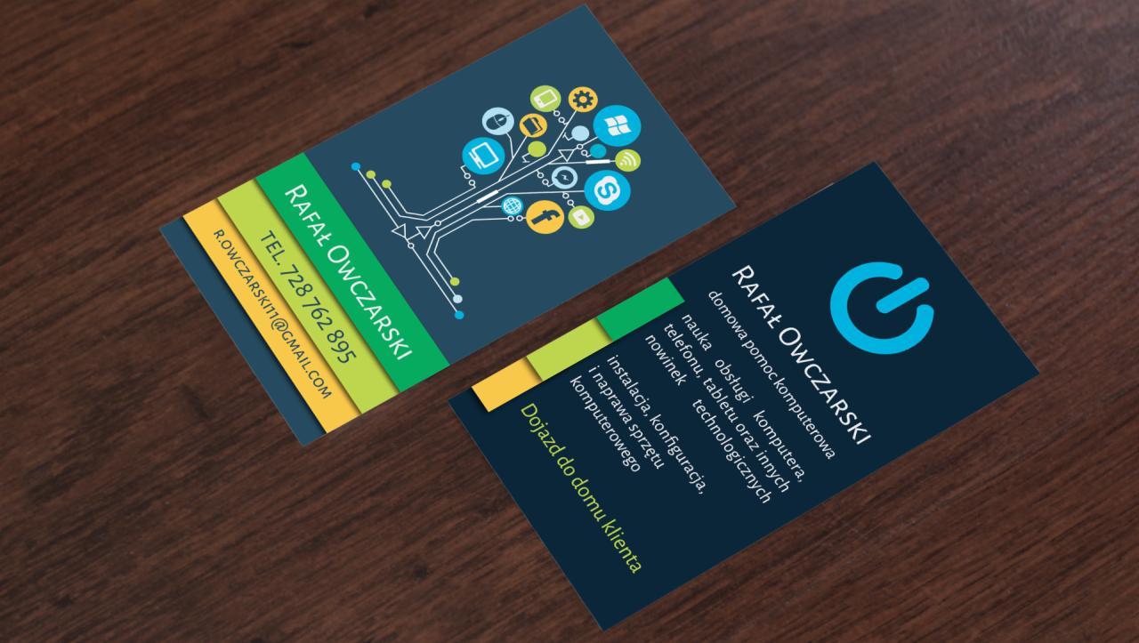 Wizytówka 90x50