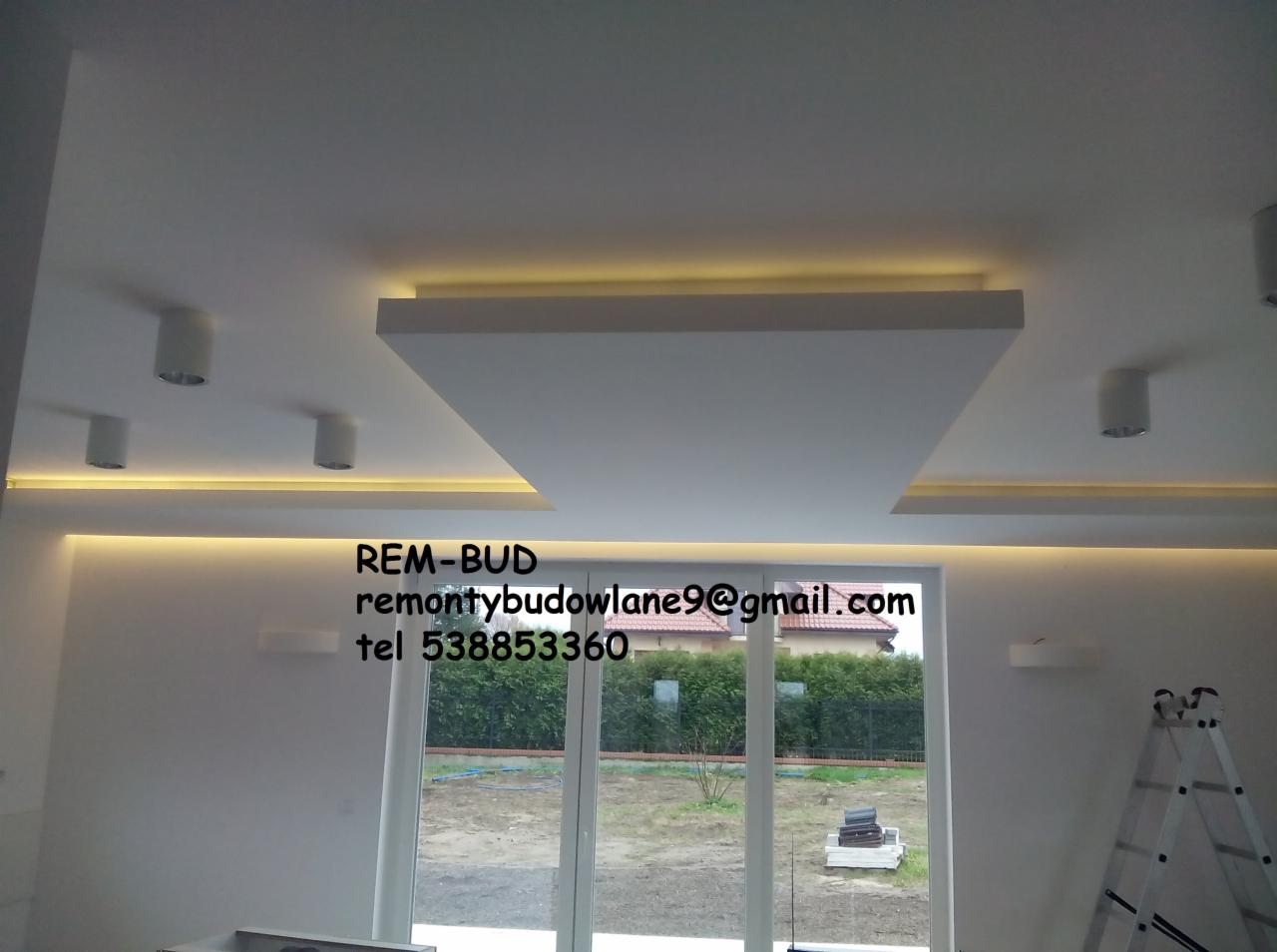 Sufity podwieszane z płyt K/G