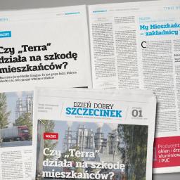 skład gazety miejskiej - "Dzień dobry Szczecinek"