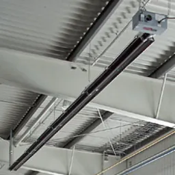 promienniki gazowe, promienniki rurowe, gazowe, ogrzewanie na duże powierzchnie, ze sterowaniem