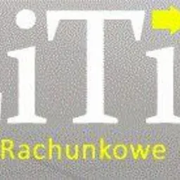 Logo 'LiTip Biuro Rachunkowe' z żółtą strzałką, na teksturowanym szarym tle.