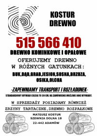 Mateusz Kostur Drewno - Skład drewna Adamów