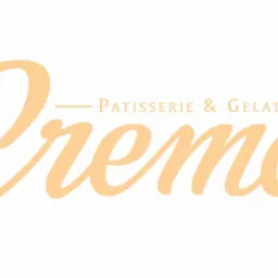 Logo firmy Cremo, specjalizującej się w cukiernictwie i produkcji lodów, w kolorze kremowym na białym tle.