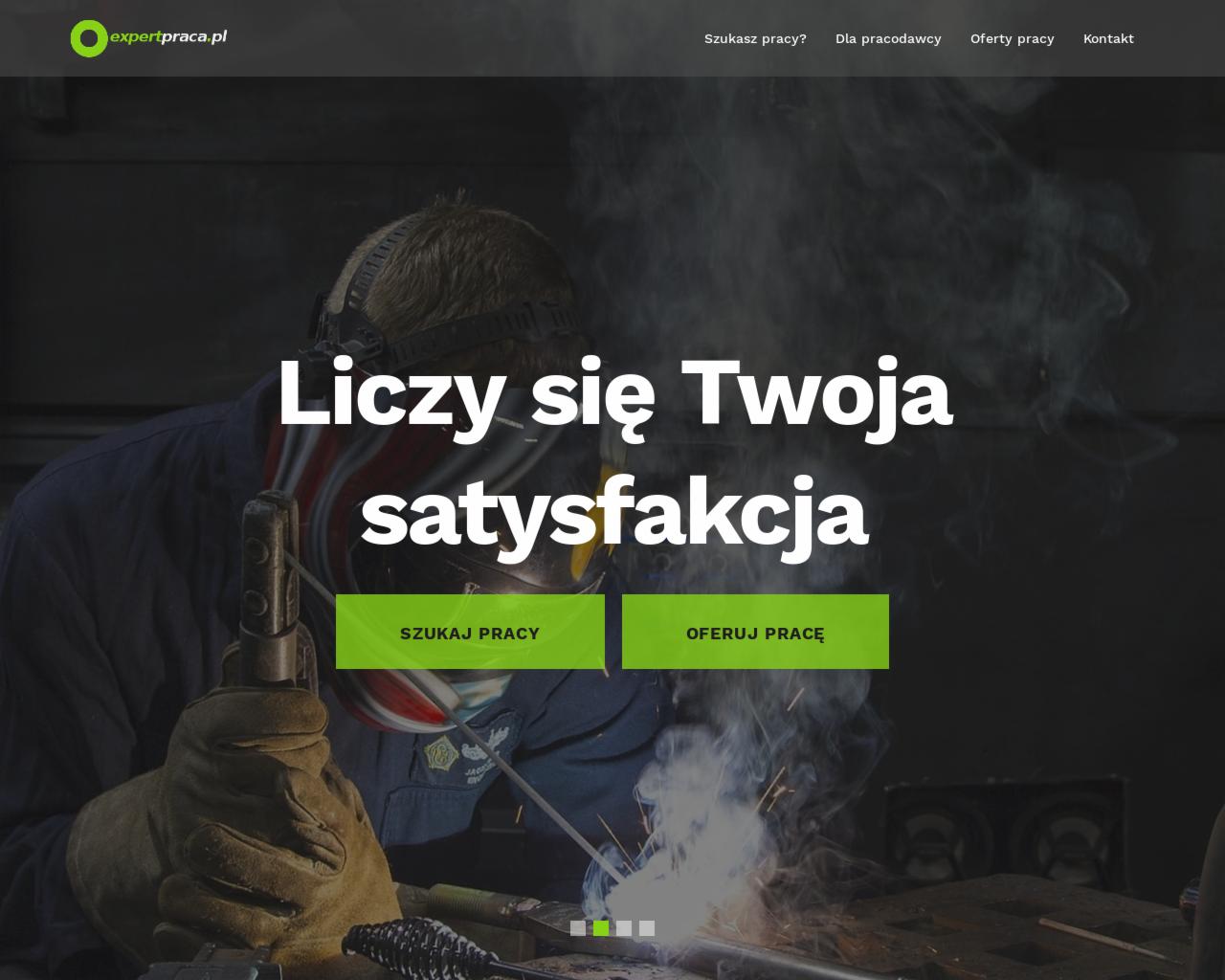 Agencja zatrudnienia. Strona wyróżnia się zaawansowanym mechanizmem formularzy oraz indywidualnym projektem graficznym.