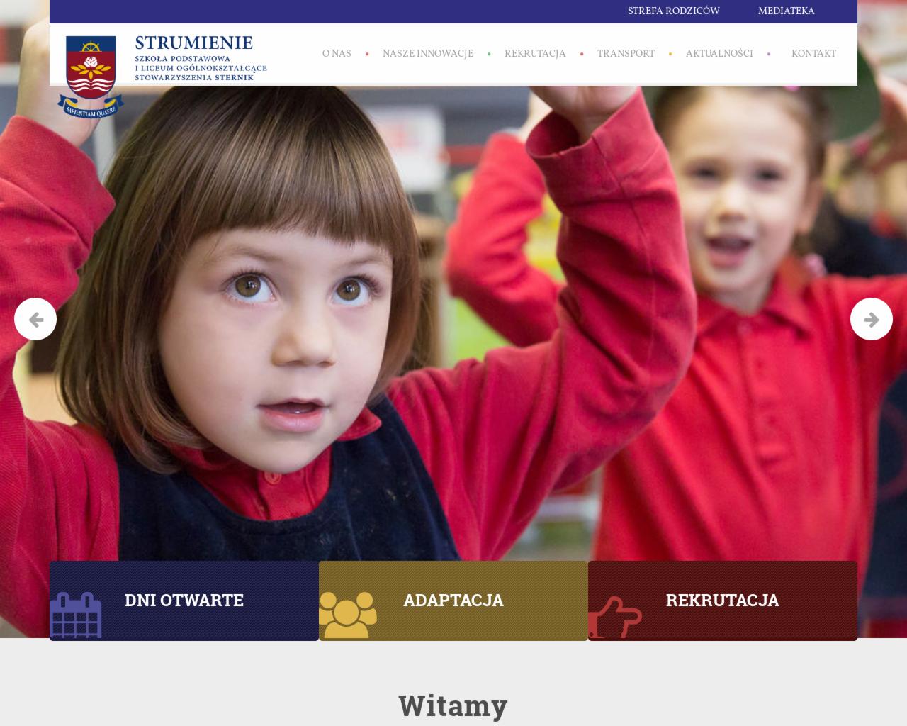 Duży serwis dla przedszkola z zaawansowanymi mechanizmami formularzy, rejestracyjnymi, zarządzania wydarzeniami.