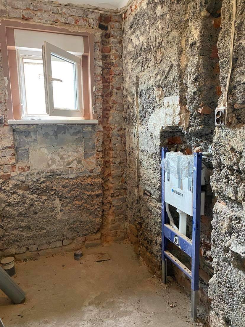 Przed wykonaniem lazienki