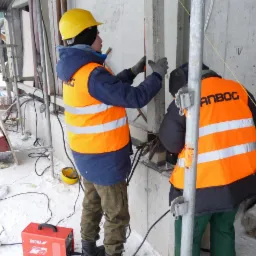 Ściany ryglowe 'Ptasia Wyspa' Mikołajki