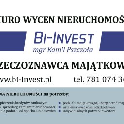 Bi Invest Biuro Wycen Nieruchomości - Wyceny Mieszkań Dębówka