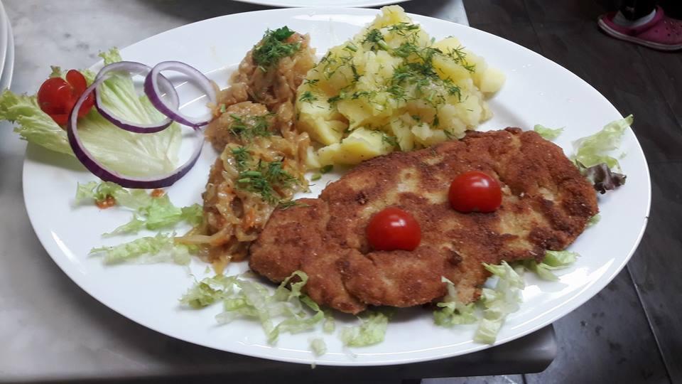 Schab z ziemniaczkami