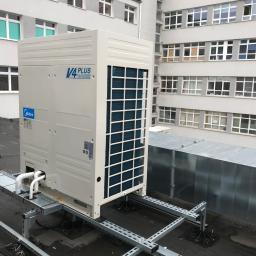 Montaż układy klimatyzacji VFR 4 system 3-rurowy Szpital Miejski Gdynia
