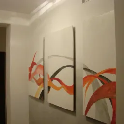 Autorski obraz 3-dzielny na płytach g-k.