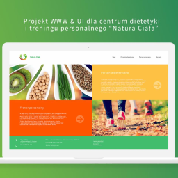 Projekt strony www - Natura Ciała