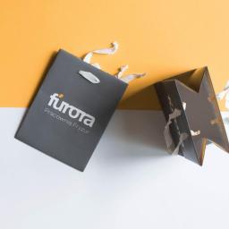 Projekt idendyfikacji wizualnej - materiały reklamowe - Furora