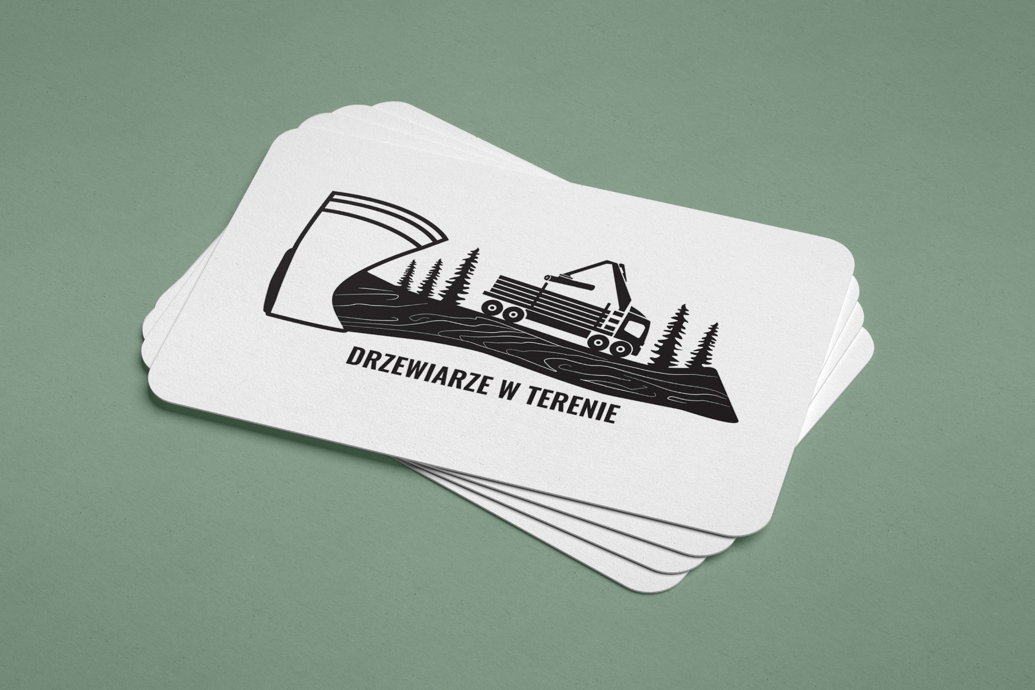 Wizytówki, projekty logo