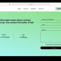 Ultrim.nl - strona internetowa firmy montującej pompy ciepła. Dostępna w dwóch językach, niderlandzkim i polskim.