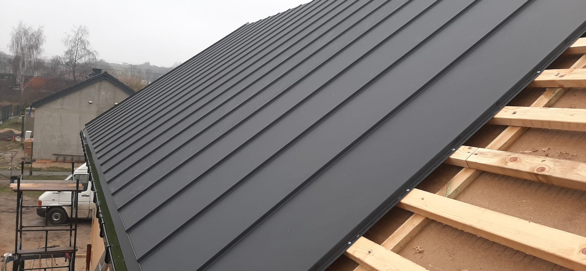 Panel klik Pruszyński Nanofala, rąbek prefabrykowany