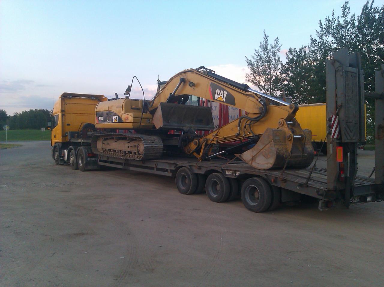 Ponadgabarytowy transport maszyn