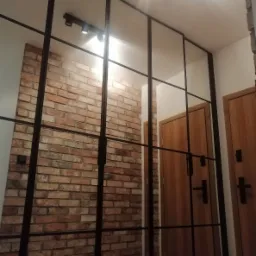 Korpus szary , front Ramka metal SW formie szprosy , lustro srebrne