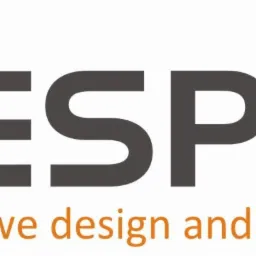 Logo firmy ESPRO z Torunia, specjalizującej się w projektowaniu i wdrażaniu rozwiązań, z symbolem błyskawicy w kolorze pomarańczowym.