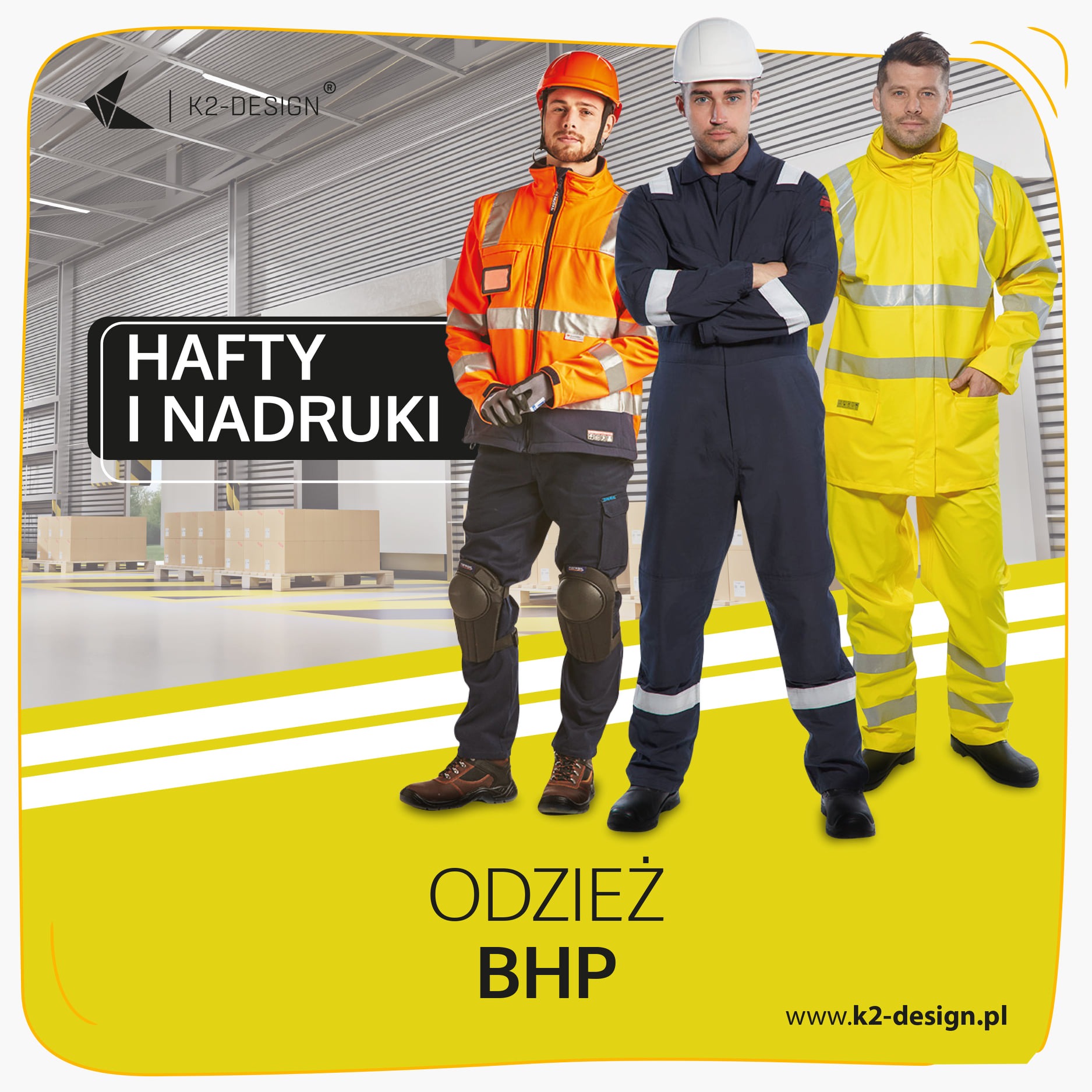 odzież BHP hafty i nadruki