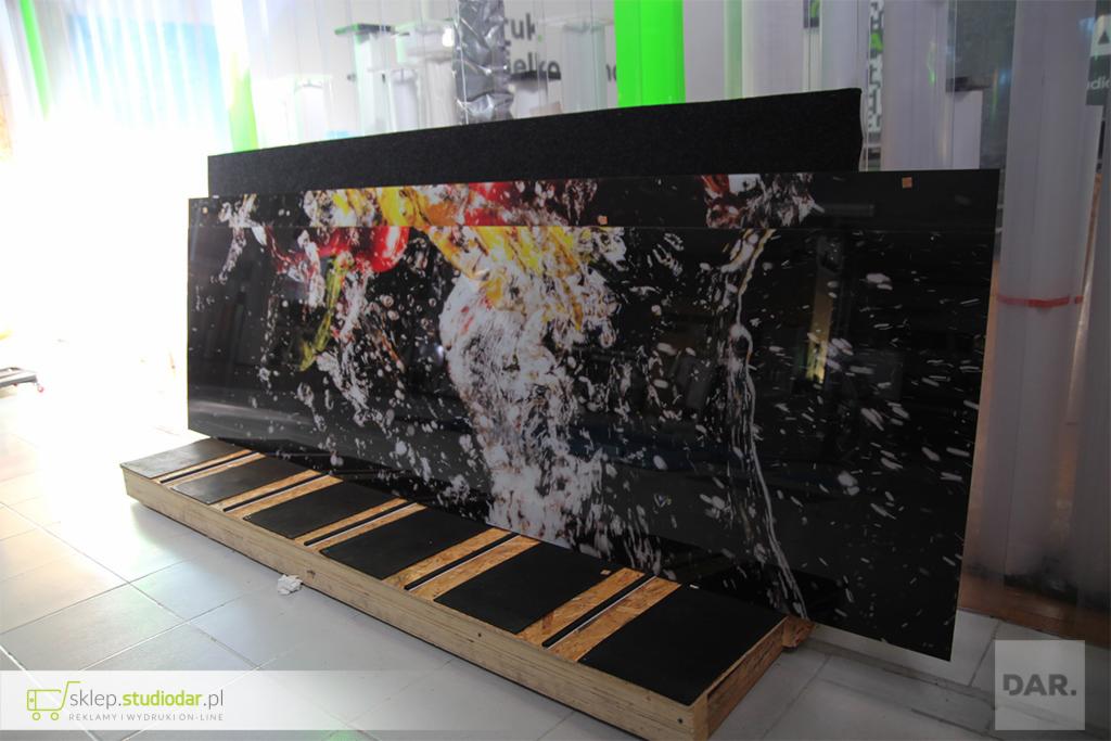 panele szklane z nadrukiem do kuchni