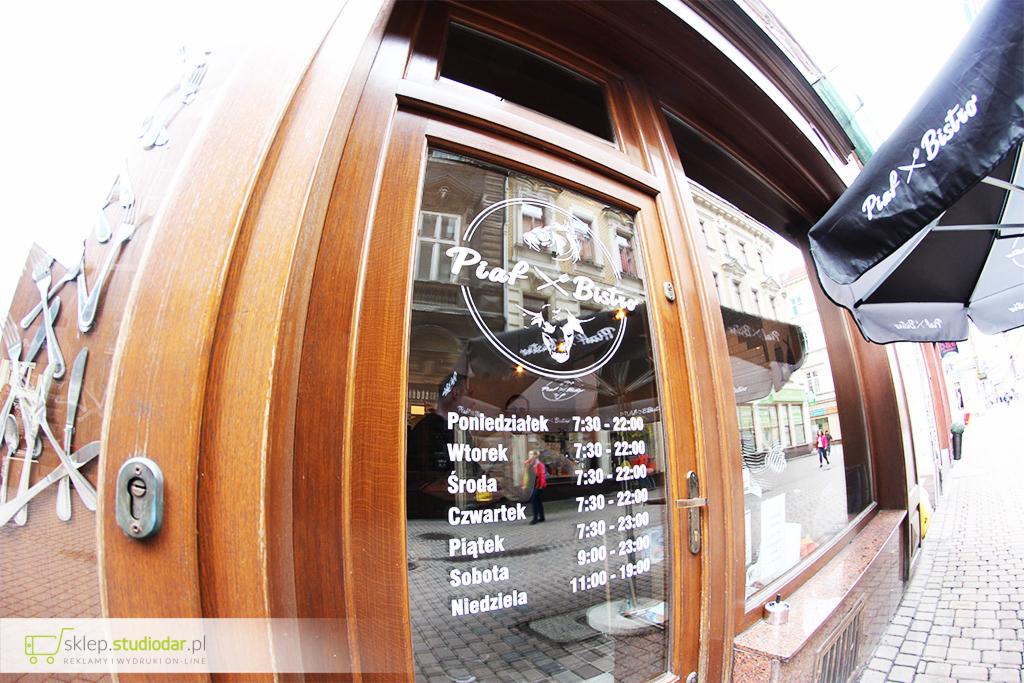 oklejanie szyb i witryn