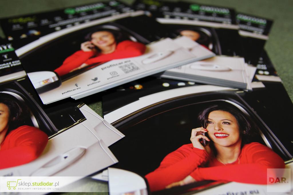 ulotki, wizytówki, teczki