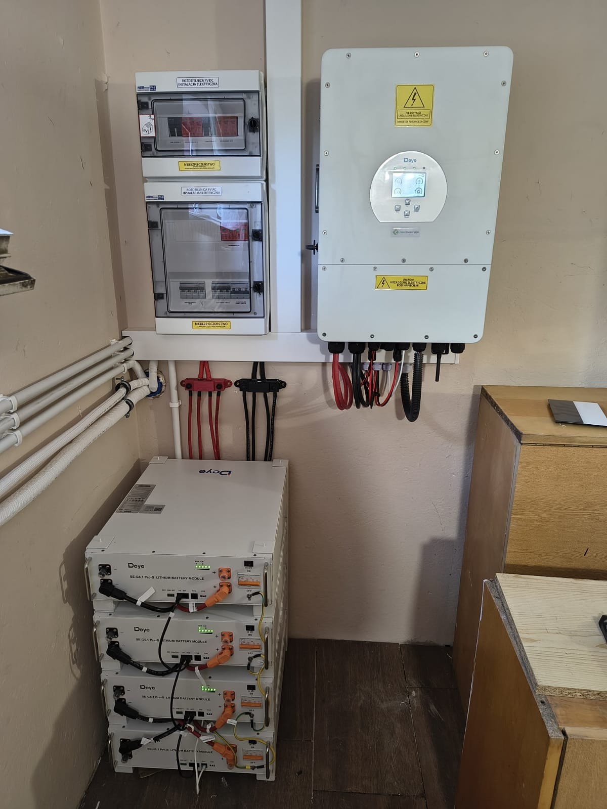 Falownik Deye, baterie Deye