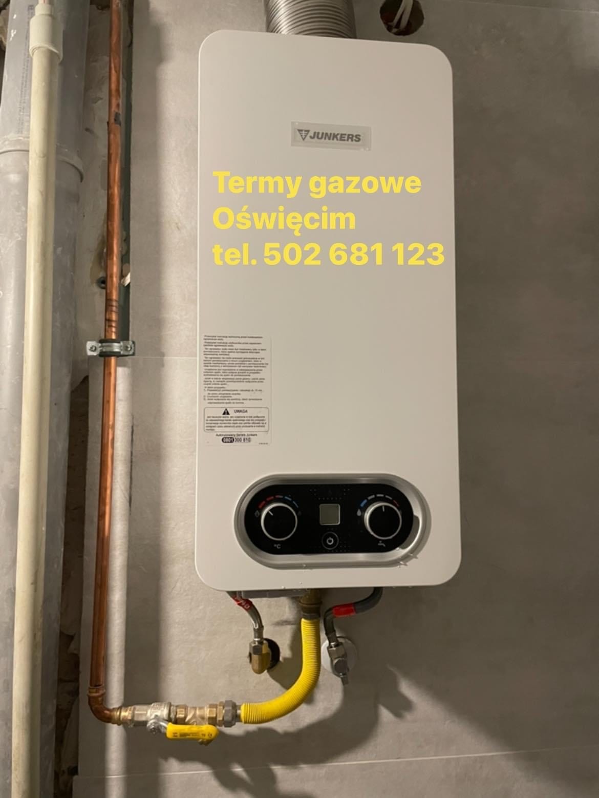 Wymiana piecyków, term gazowych Oświęcim.