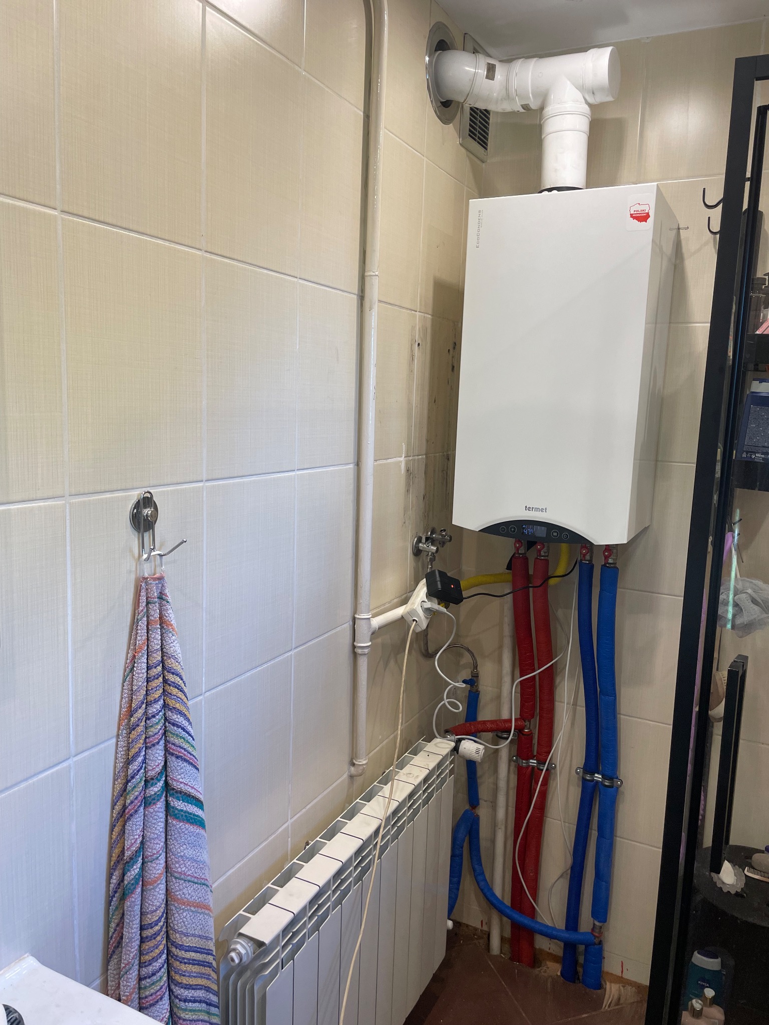 Kocioł gazowy Termet.