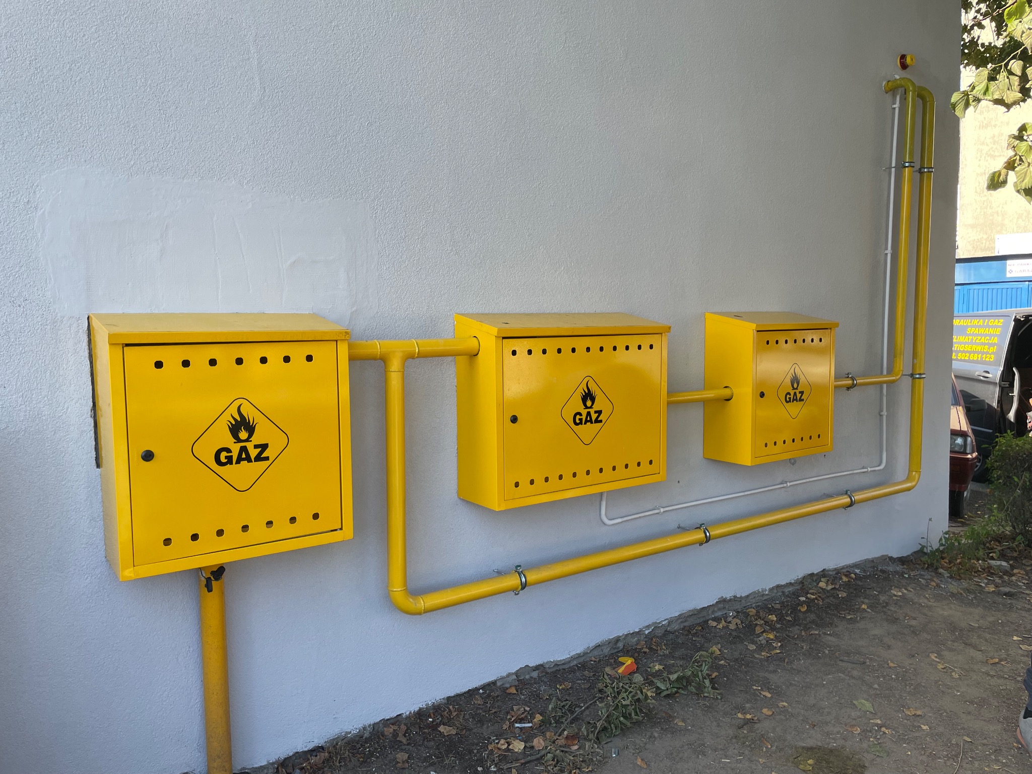 Instalacja gazowa w piekarni - Katowice.