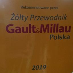 Wyróżnienie żółtego przewodnika i wpis do najlepszych restauracji w Polsce 