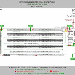 plan  ewakuacji do instrukcji bezpieczeństwa pożarowego 