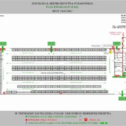 plan ewakuacji do instrukcji bezpieczeństwa pożarowego