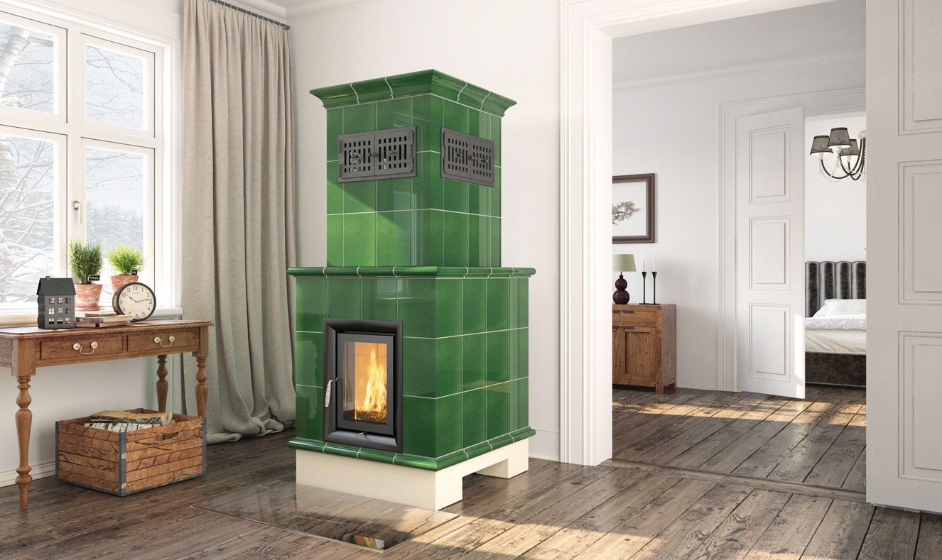 Piec kaflowy zgodny z wymaganiami Ekoprojektu w posiadłości wiejskiej