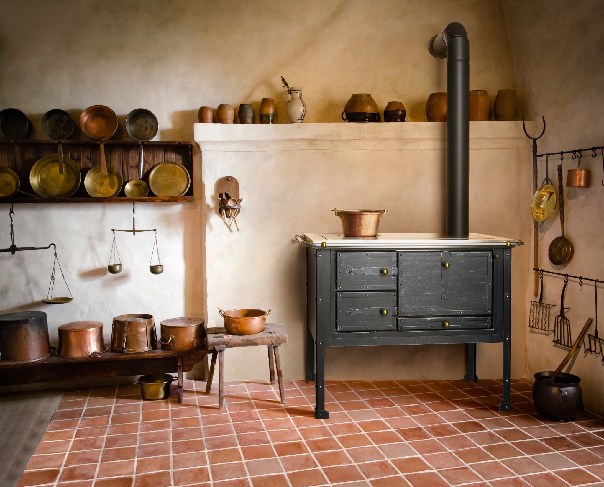 Rustykalny piec kuchenny Vintage