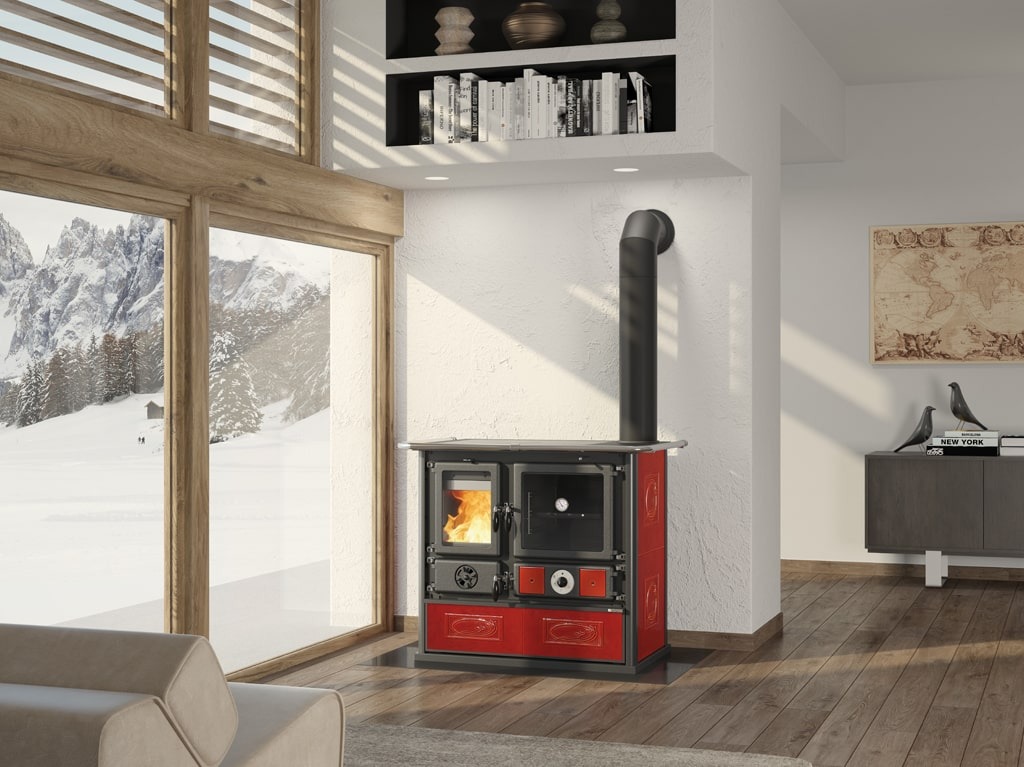 Kaflowa termokuchnia z płaszczem wodnym CO